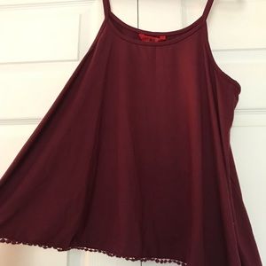 Maroon tank